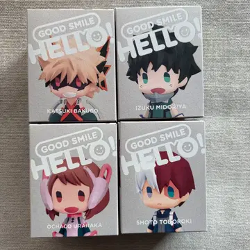 HELLO! GOOD SMILE 피규어 세트 나의 히어로 아카데미아