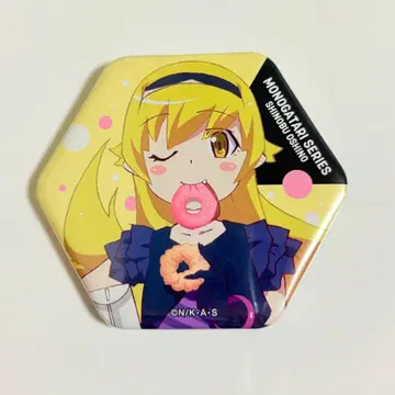 바케모노가타리 육각 캔뱃지 시노부