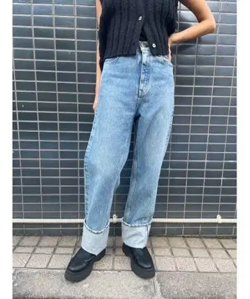 [ BLACK by moussy ] 셀비지 빈티지 데님 24 사이즈