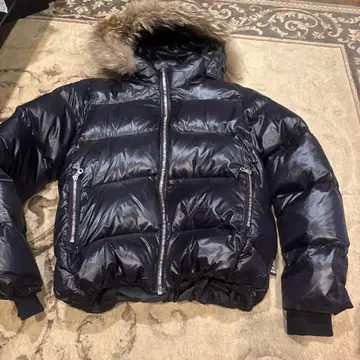 다운 자켓 파다 블랙