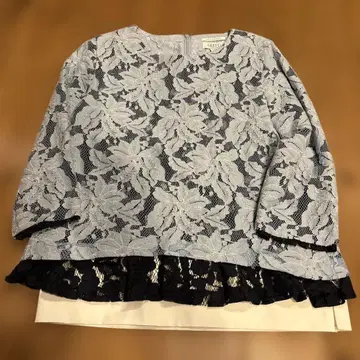 GREED INTERNATIONAL 레이스 오부소매 상의 M