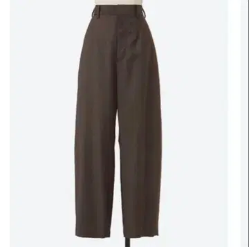 정가 32,000엔 LOEFF 울 본탄 팬츠 브라운 0 S 로에프