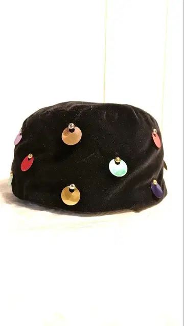 수입 designer millinery 메텔 모자 벨로아 멀티 스팽글