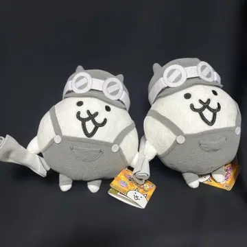 냥코 대전쟁 가마트토 & 오토토 봉제 인형 1종 2개 세트