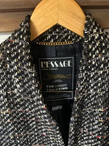 L'ESSAGE 테일러드 자켓 트위드