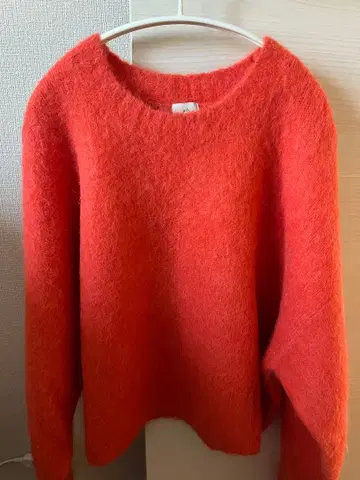 green label relaxing 알파카 혼방 니트 오렌지