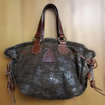 DSQUARED2 디스퀘어드 백 천연 가죽 브라운 계열 레어 이탈리아제