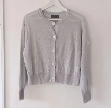 MARGARET HOWELL * 린넨 가디건 그레이