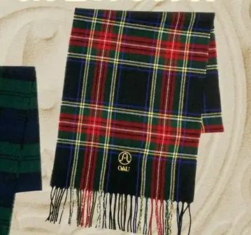 OAU 타탄 체크 머플러