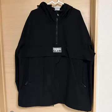 PRO CLUB 블랙 나일론 자켓 L 사이즈