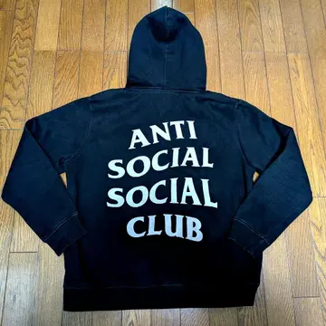 당일 발송 ANTI SOCIAL SOCIAL CLUB 블랙 후드티 L