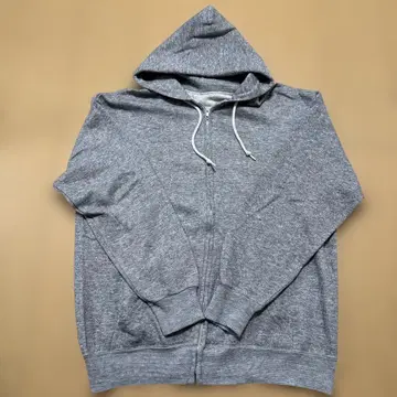 빈티지 편조 알루미늄 지퍼 후드티 핀락