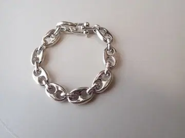 앵커 체인 앵커 팔찌 빈티지 뱅글 실버