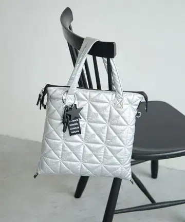 BAYFLOW 참 포함 3WAY 퀼트 토트