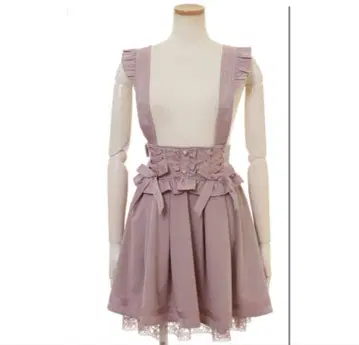 [ LIZ LISA ] 서스펜더 포함 스커트