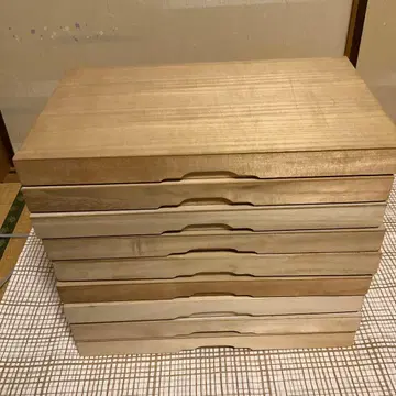 오비 장식 천 허리띠 세트 목상자만 9개