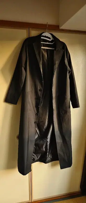 [새상품급!] 블랙 스텐카라 코트