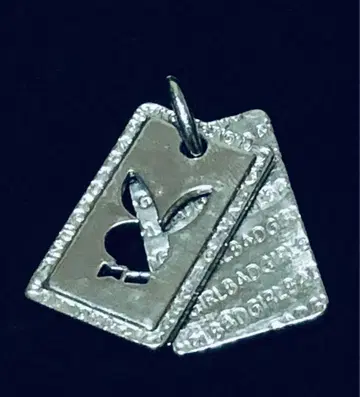 [ 무료배송 ] 펜던트탑 도그택 오샤레 래빗 토끼 목걸이