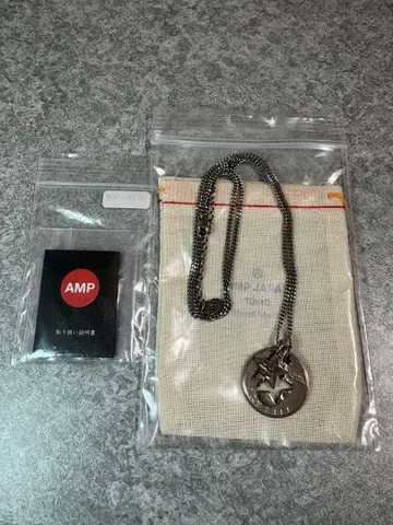 amp japan 메달 목걸이 별 모양 참 목걸이