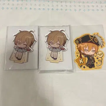 앙스타 애니카페 홀리데이 감사제 히카제 카오루 아크릴 스탠드 스티커