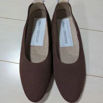 오펜 브라운 플랫슈즈 41