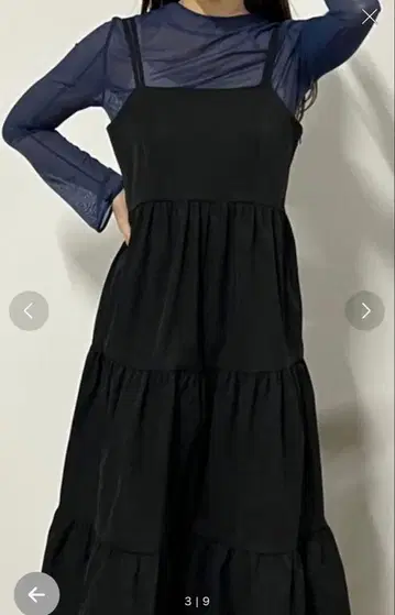 택 포함 새상품 JUNOAH 원피스 어깨 리본 원피스