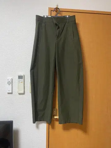 유니클로 저지 배럴 레그 팬츠