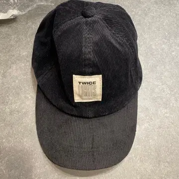 TWICE LIGHTS 코듀로이 캡 블랙