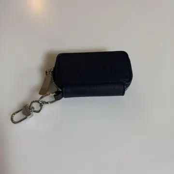 Pelle Morbida 네이비 가죽 키케이스