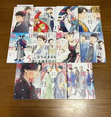 날마다 흘러 다리로 가는 전 11권 세트 히다카 쇼코 페이퍼 1장 포함