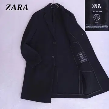자라 체스터 코트 4way 코트 롱 블랙 L