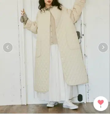 Libra Cue 퀼팅 코트