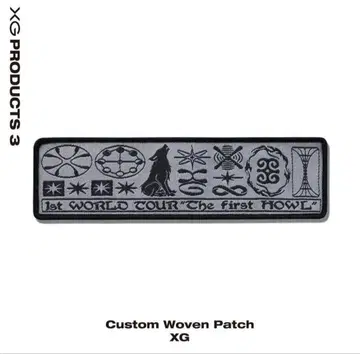 XG 커스텀 우븐 와펜 / XG 와펜