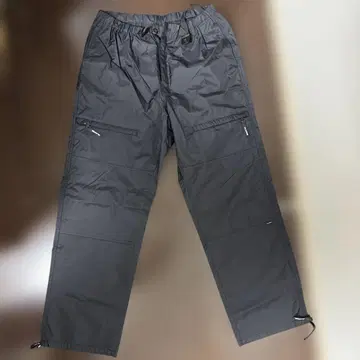 그레이 카고 팬츠 XLARGE 지퍼 포켓 부착