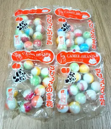 카멜 꼬마 보물 구슬 인테리어 쇼와 레트로 화이트 오로라 마블