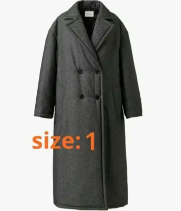 JilGrace 질그레이스 패디드 롱 코트 작은 키