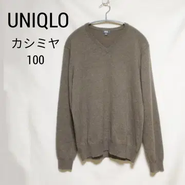 UNIQLO 유니클로 캐시미어 100 V넥 스웨터 니트 남성용 L