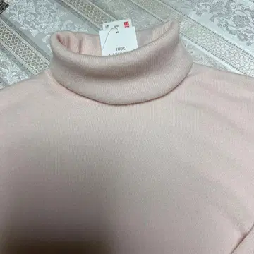 UNIQLO 100% CASHMERE 터틀넥 L 핑크