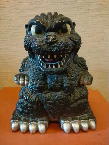 고질라 저금통 1994년 특대형 소프트 비닐 33cm