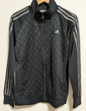 adidas 도트 무늬 저지 L 사이즈 블랙 여성용