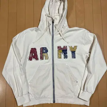 AVIREX ARHY 자수 후드티 L