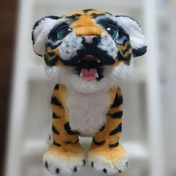 새상품급 퍼리얼 로아링 타이거 호랑이 봉제 인형 말하는 봉제 인형