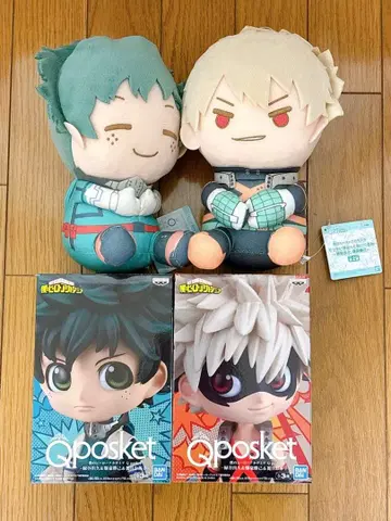 히로아카 피규어 봉제 인형 4점