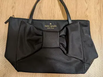 새상품급 Kate Spade New York 리본 블랙 토트백