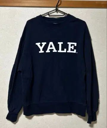 [ YALE ] 예일 대학 칼리지 맨투맨 네이비