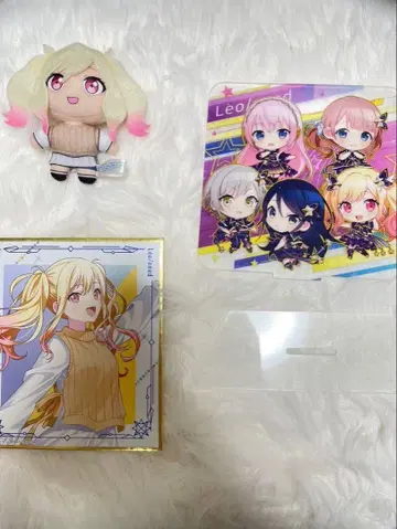 프로세카 텐마 사키 아크릴 스탠드 봉제 인형 색지 세트