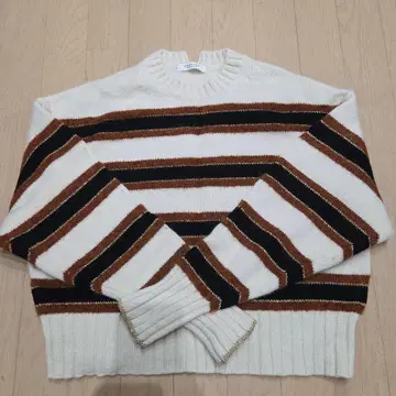 MACPHEE 스트라이프 니트 스웨터 S