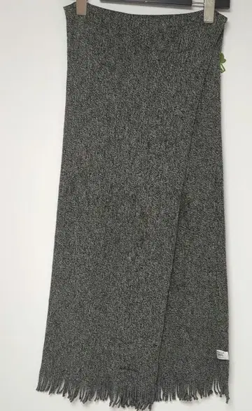 폴스미스 그레이 프린지 울 니트 머플러