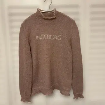 INGEBORG 쿠스미 핑크 니트 핑크하우스