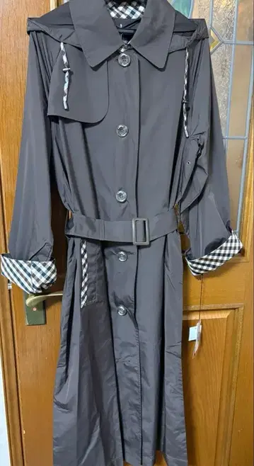 새상품 아쿠아 스큐텀 레인코트 트렌치코트풍 L